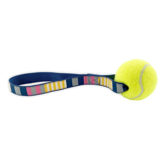 Sunshine Stripes Tennis Ball Toss Dog Toy