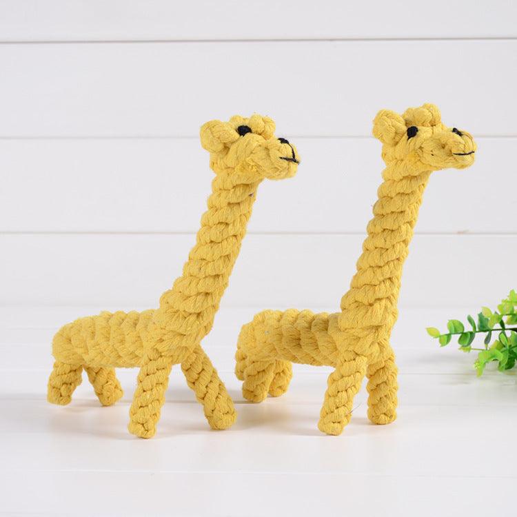 Giraffe Rope Dog Toy