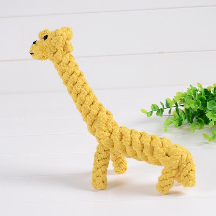 Giraffe Rope Dog Toy