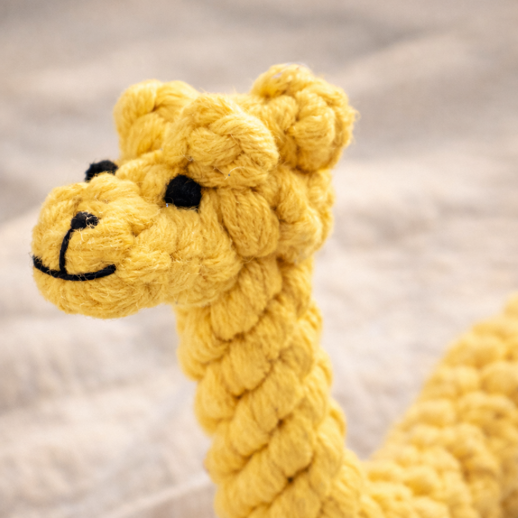 Giraffe Rope Dog Toy