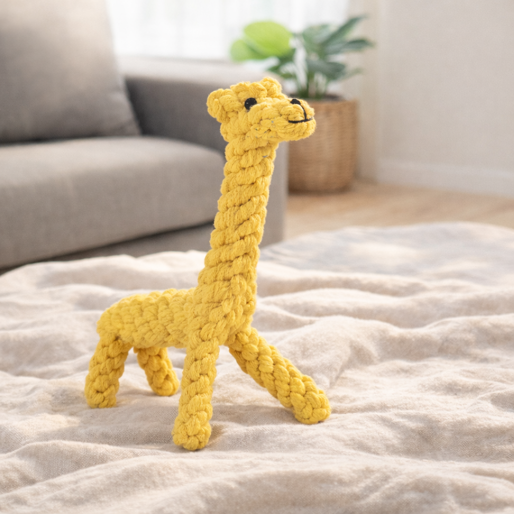 Giraffe Rope Dog Toy
