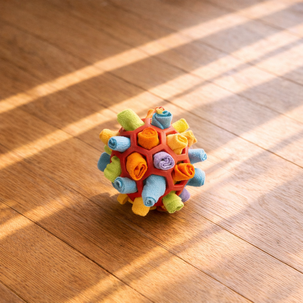 Treat-Dispensing Puzzle Ball