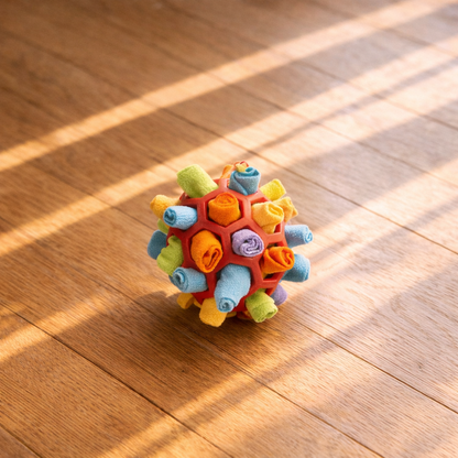 Treat-Dispensing Puzzle Ball